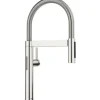 Blanco Küchenarmatur mit Handbrause CULINA-S II MINI SENSOR edelstahl gebürstet 527466