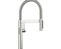 Blanco Küchenarmatur mit Handbrause CULINA-S II MINI SENSOR edelstahl gebürstet 527466