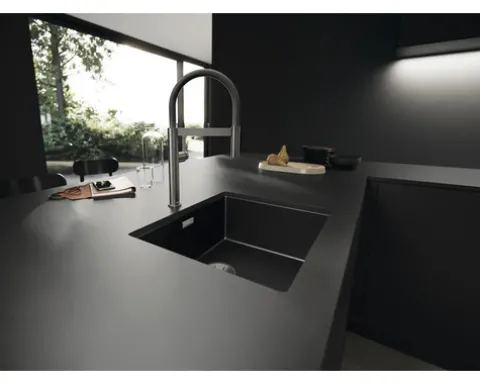 Blanco Küchenarmatur mit Handbrause CULINA-S II MINI edelstahl gebürstet 527467