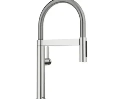 Blanco Küchenarmatur mit Handbrause CULINA-S II MINI edelstahl gebürstet 527467