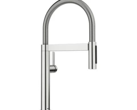 Blanco Küchenarmatur mit Handbrause CULINA-S II MINI edelstahl gebürstet 527467