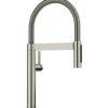 Blanco Küchenarmatur mit Handbrause CULINA-S II MINI satin platinum satiniert 527703