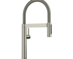 Blanco Küchenarmatur mit Handbrause CULINA-S II MINI satin platinum satiniert 527703
