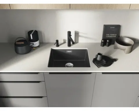 Blanco Küchenarmatur mit Handbrause ALTA-S II felsgrau matt 527547