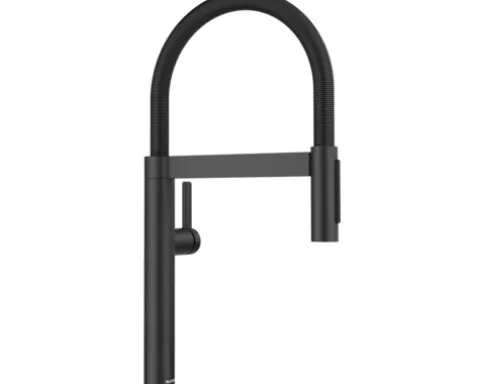 Blanco Küchenarmatur mit Handbrause CULINA-S II MINI schwarz matt 527468