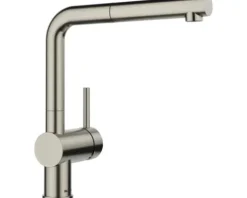 Blanco Küchenarmatur mit Handbrause LINUS-S satin platinum satiniert 527699