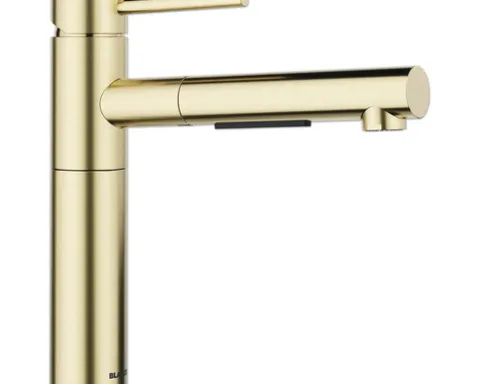 Blanco Küchenarmatur mit Handbrause ALTA-S II satin gold satiniert 527554