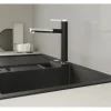 Blanco Küchenarmatur mit Handbrause LINEE-S chrom softweiß 526957
