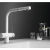 Blanco Küchenarmatur mit Handbrause und Filterfunktion FONTAS-S II silgranitweiß matt 525204