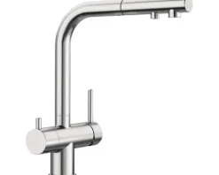 Blanco Küchenarmatur mit Handbrause FONTAS-S II edelstahl gebürstet 525199