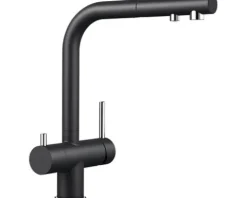 Blanco Küchenarmatur mit Handbrause und Filterfunktion FONTAS-S II anthrazit matt 525200