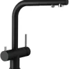 Blanco Küchenarmatur mit Handbrause und Filterfunktion FONTAS-S II silgranitschwarz matt 526158