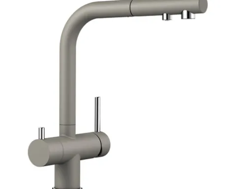 Blanco Küchenarmatur mit Handbrause und Filterfunktion FONTAS-S II tartufo matt 525206
