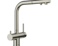 Blanco Küchenarmatur mit Handbrause und Filterfunktion FONTAS-S II satin platinum 527715