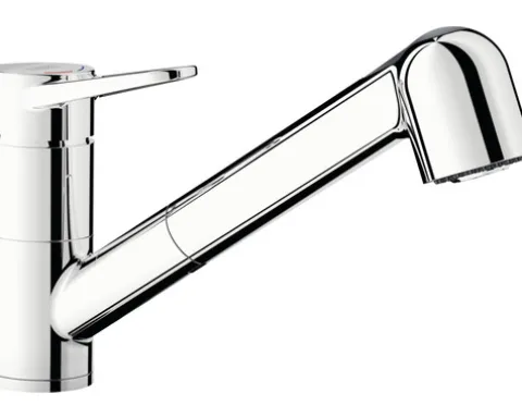 Blanco Küchenarmatur mit Handbrause WEGA-S II chrom 526416