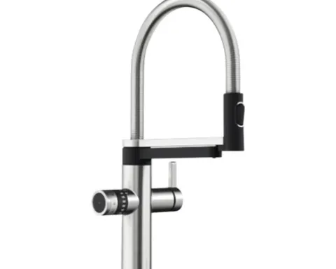 Blanco Küchenarmatur mit Sprudel EVOL-S PRO SODA edelstahl pvd (physical vapour deposition) 526254