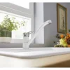 Blanco Küchenarmatur WEGA II chrom softweiß 526980