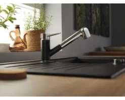 Blanco Küchenarmatur WEGA-S II chrom vulkangrau 526983