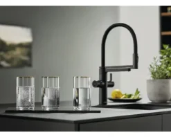 Blanco Wasserhahn mit Sprudel EVOL-S PRO SODA schwarz matt 526629
