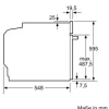 Bosch Backofen HEG578BB4 Nutzvolumen 71 l Maße BxHxT 59,4 cm x 59,5 cm x 54,8 cm