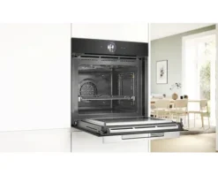 Bosch Backofen mit Mikrowelle HMG776NB1 Nutzvolumen 67 l Maße BxHxT 59,4 cm x 59,5 cm x 54,8 cm