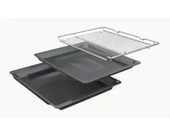 Bosch Backofen mit Mikrowelle HMG7361B1 Nutzvolumen 67 l Maße BxHxT 59,4 cm x 59,5 cm x 54,8 cm