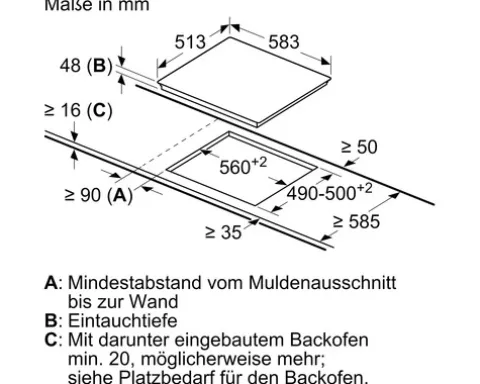 Bosch Backofenset HBD230CR63 Nutzvolumen 71 l Maße BxHxT 59,4 cm x 59,5 cm x 54,8 cm
