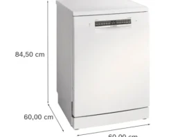 Bosch Freistehender Geschirrspüler 60 cm für 13 Maßgedecke 9 l 46 dB (A) SMS4HTW16E