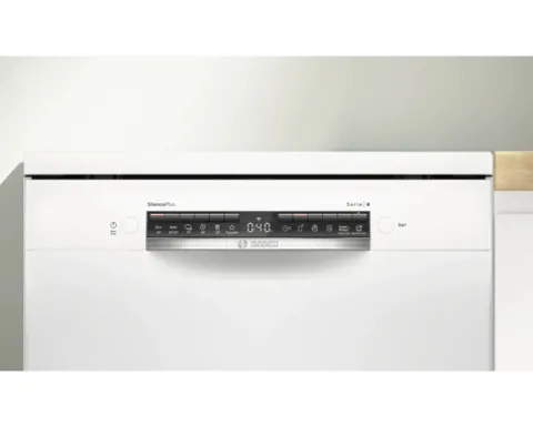 Bosch Freistehender Geschirrspüler 60 cm für 14 Maßgedecke 9 l 44 dB (A) SMS4EVW08E weiß