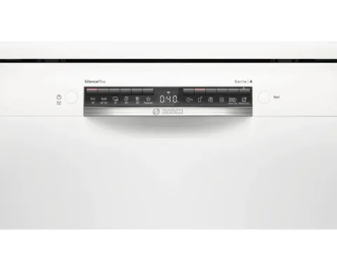 Bosch Freistehender Geschirrspüler 60 cm für 14 Maßgedecke 9 l 44 dB (A) SMS4EVW08E weiß
