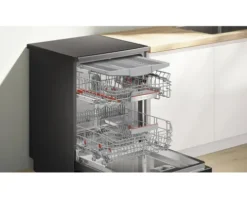 Bosch Freistehender Geschirrspüler 60 cm für 14 Maßgedecke 9 l 42 dB (A) SMS6ECC12E schwarz