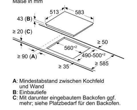 Bosch Herdset HND611LS62 Nutzvolumen 71 l Maße BxHxT 594 mm x 595 mm x 548 mm