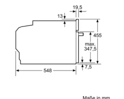 Bosch Kompaktbackofen CBG7741B1 Nutzvolumen 47 l Maße BxHxT 59,4 cm x 59,5 cm x 54,8 cm
