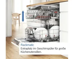 Bosch Teilintegrierter Geschirrspüler 60 cm für 14 Maßgedecke 9 l 40 dB (A) SMI6ZCS16E