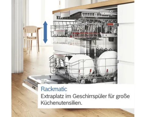 Bosch Teilintegrierter Geschirrspüler 60 cm für 14 Maßgedecke 9 l 40 dB (A) SMI6ZCS16E
