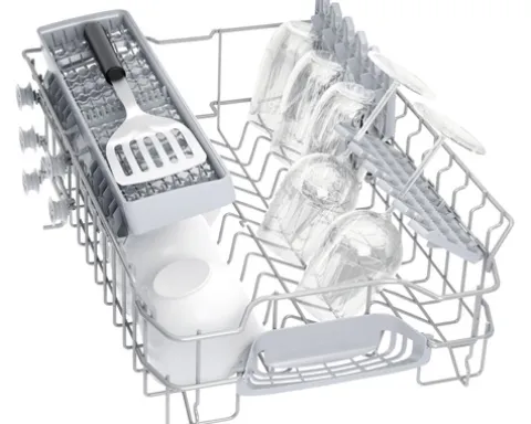 Bosch Teilintegrierter Geschirrspüler 45 cm für 9 Maßgedecke 9,5 l 48 dB (A) SPI2IKS10E
