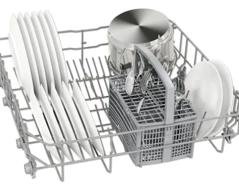 Bosch Teilintegrierter Geschirrspüler 60 cm für 13 Maßgedecke 9 l 46 dB (A) SMI2HTS08E