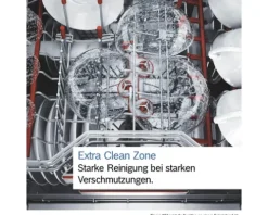 Bosch Unterbaugeschirrspüler 60 cm für 14 Maßgedecke 9 l 42 dB (A) SMU6ECS12E edelstahl