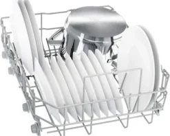 Bosch Unterbaugeschirrspüler 45 cm für 10 Maßgedecke 9,5 l 44 dB (A) SPU4HMS10E edelstahl