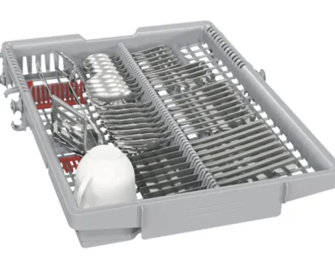Bosch Unterbaugeschirrspüler 45 cm für 10 Maßgedecke 9,5 l 44 dB (A) SPU4HMS10E edelstahl