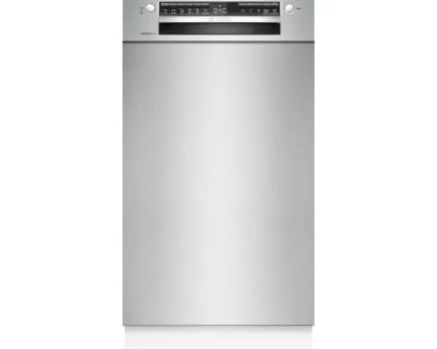 Bosch Unterbaugeschirrspüler 45 cm für 10 Maßgedecke 9,5 l 44 dB (A) SPU4HMS10E edelstahl
