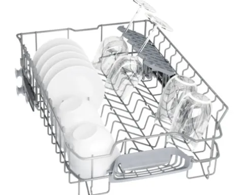 Bosch Unterbaugeschirrspüler 45 cm für 10 Maßgedecke 9,5 l 44 dB (A) SPU4HMS10E edelstahl