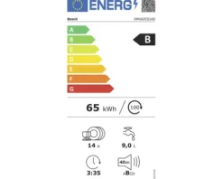 Bosch Unterbaugeschirrspüler 60 cm für 14 Maßgedecke 9 l 40 dB (A) SMU6ZCS16E edelstahl