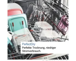 Bosch Unterbaugeschirrspüler 60 cm für 14 Maßgedecke 9 l 40 dB (A) SMU6ZCS16E edelstahl