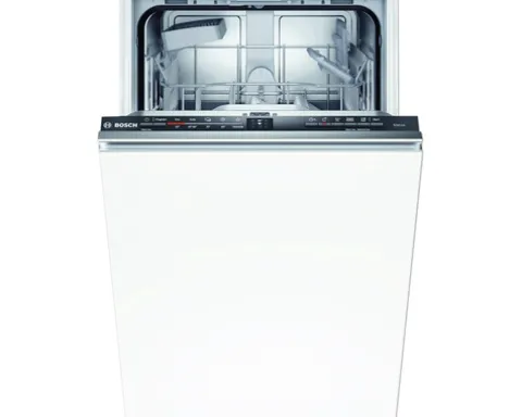 Bosch Vollintegrierter Geschirrspüler 45 cm für 9 Maßgedecke 9,5 l 48 dB (A) SPV2IKX10E