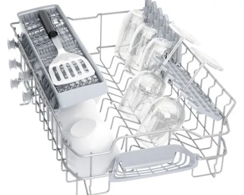 Bosch Vollintegrierter Geschirrspüler 45 cm für 9 Maßgedecke 9,5 l 48 dB (A) SPV2IKX10E