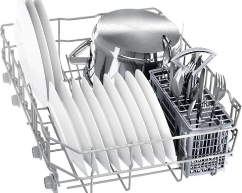 Bosch Vollintegrierter Geschirrspüler 45 cm für 9 Maßgedecke 9,5 l 48 dB (A) SPV2IKX10E