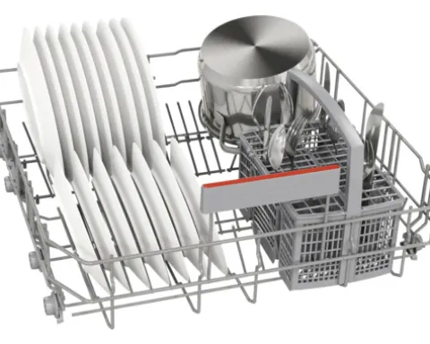 Bosch Vollintegrierter Geschirrspüler 60 cm für 13 Maßgedecke 9 l 46 dB (A) SBV4HTX14E