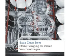Bosch Vollintegrierter Geschirrspüler 60 cm für 14 Maßgedecke 9 l 40 dB (A) SMV6ZCX16E