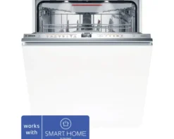 Bosch Vollintegrierter Geschirrspüler 60 cm für 14 Maßgedecke 9 l 40 dB (A) SMV6ZCX16E